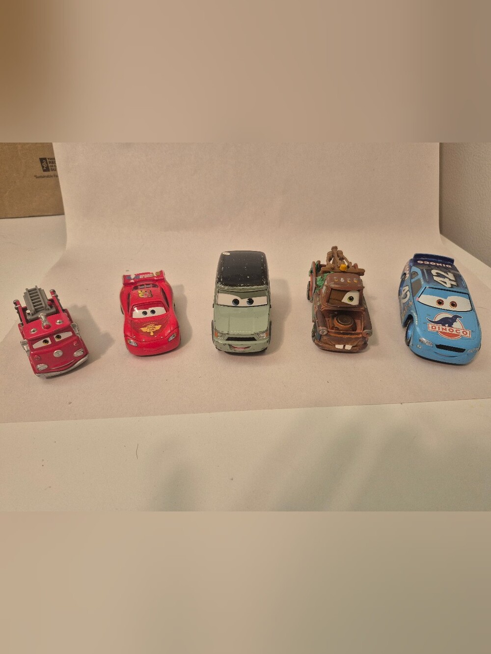 Die Cast Pixar Cars Bundle Set Of 5 Play Condition